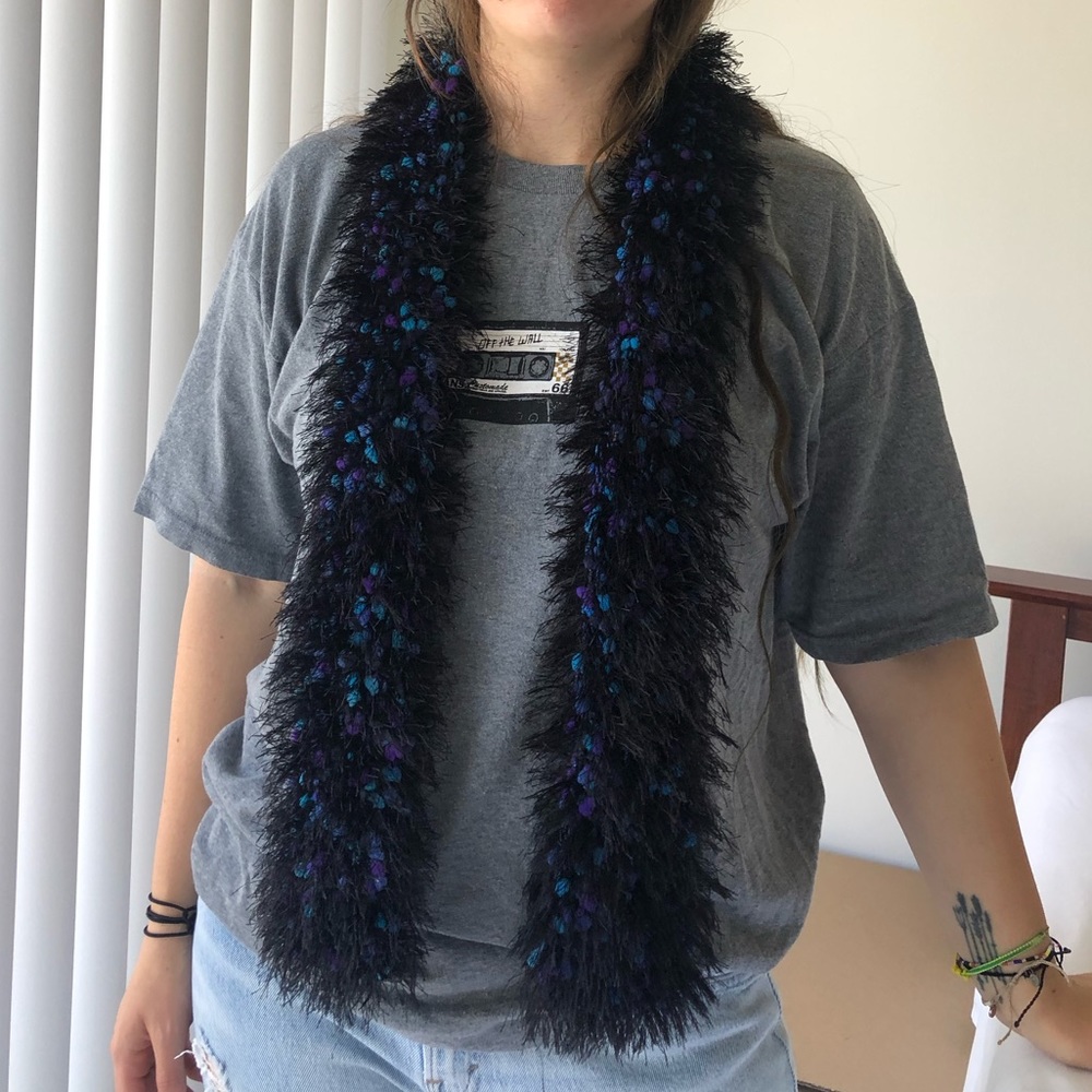 Handmade crocheted scarf